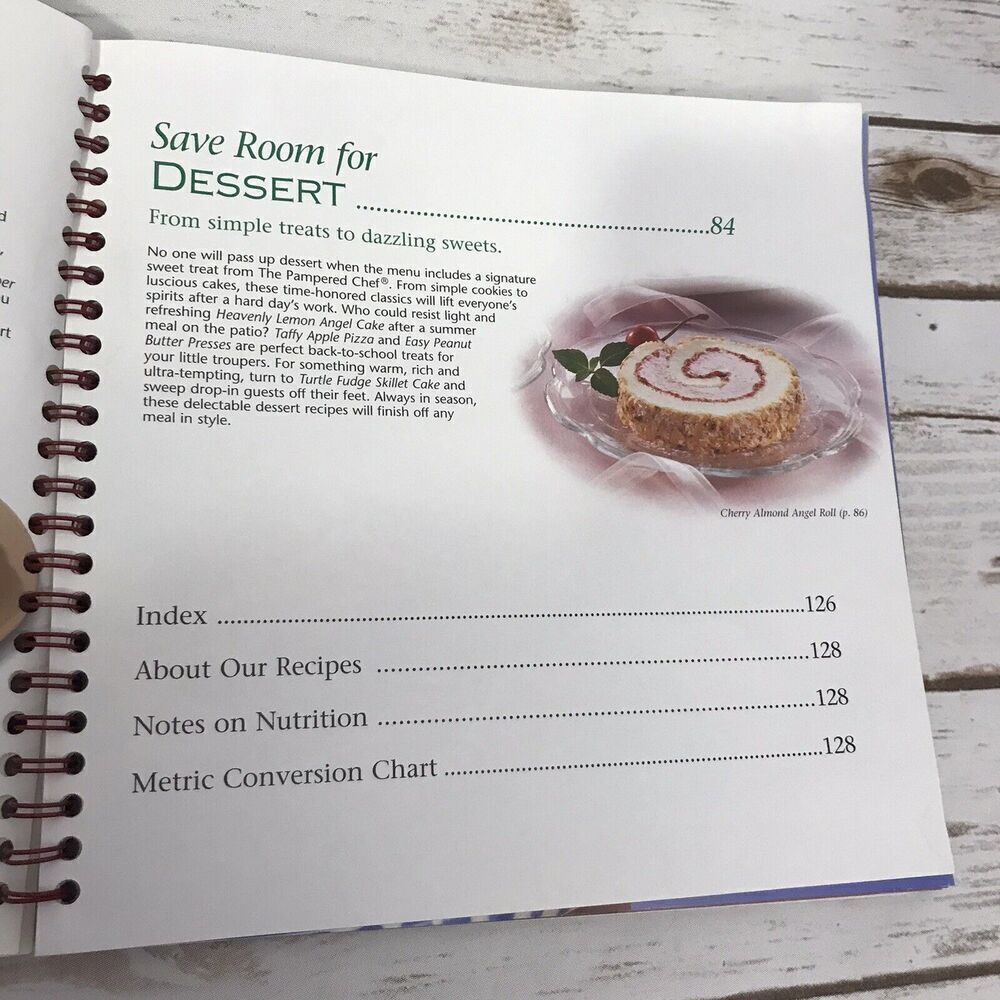 Pampered Chef All the Best From Our Kitchen To‎ Yours Cookbook Spiral Bound-2003 - Picture 3 of 6